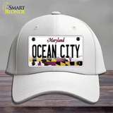 Ocean City Maryland Novelty License Plate Hat Cotton / White