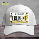 Fremont Nebraska Novelty License Plate Hat Cotton / White