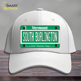 South Burlington Vermont Novelty License Plate Hat Cotton / White