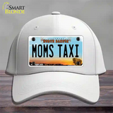 Moms Taxi North Dakota Novelty License Plate Hat Cotton / White