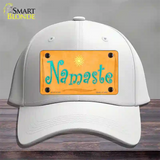 Namaste Novelty License Plate Hat Cotton / White