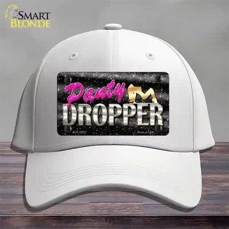 Panty Dropper Novelty License Plate Hat Cotton / White