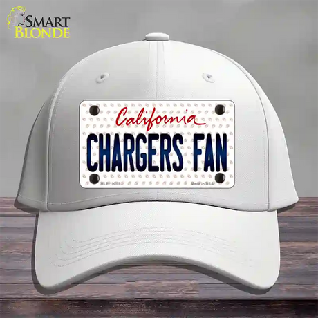 Chargers Fan California Novelty License Plate Hat Cotton / White