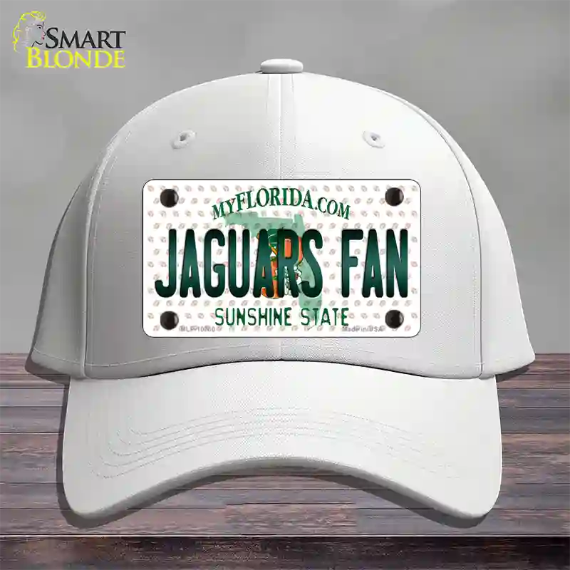 Jaguars Fan Florida Novelty License Plate Hat Cotton / White