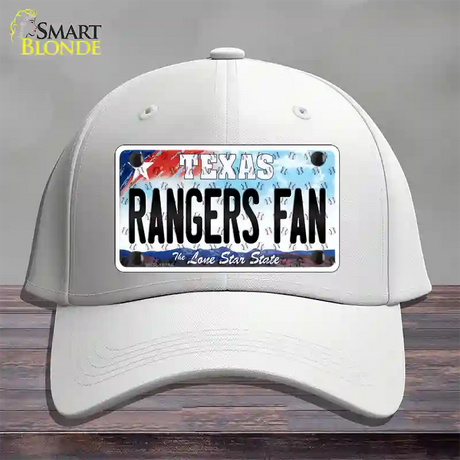 Rangers Fan Texas Novelty License Plate Hat Cotton / White