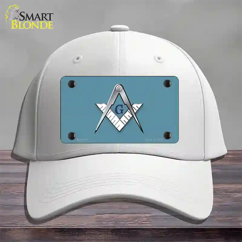 Masons Logo Novelty License Plate Hat Cotton / White