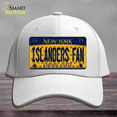 Islanders Fan New York Novelty License Plate Hat Cotton / White