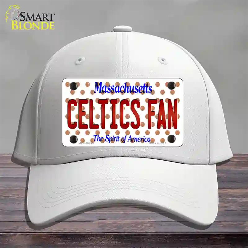 Celtics Fan Massachusetts Novelty License Plate Hat Cotton / White