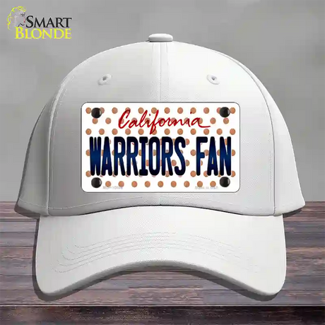 Warriors Fan California Novelty License Plate Hat Cotton / White