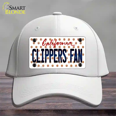 Clippers Fan California Novelty License Plate Hat Cotton / White