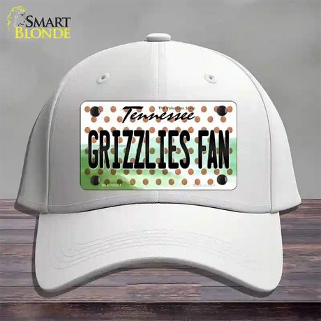 Grizzlies Fan Tennessee Novelty License Plate Hat Cotton / White