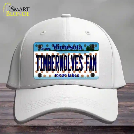 Timberwolves Fan Minnesota Novelty License Plate Hat Cotton / White