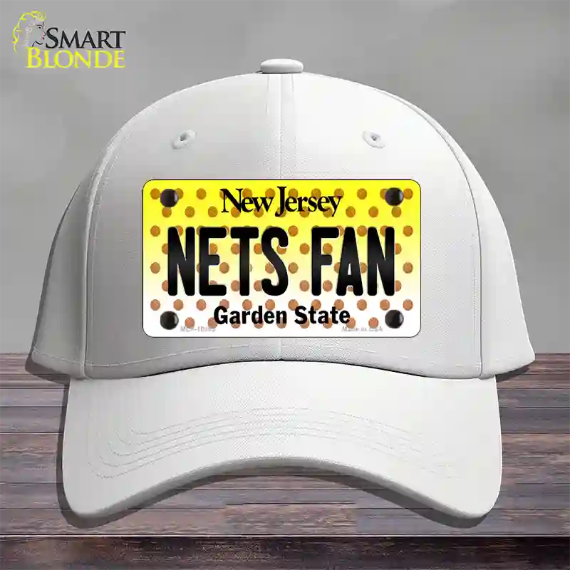 Nets Fan New Jersey Novelty License Plate Hat Cotton / White