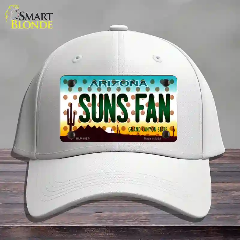 Arizona Suns Fan Novelty License Plate Hat Cotton / White