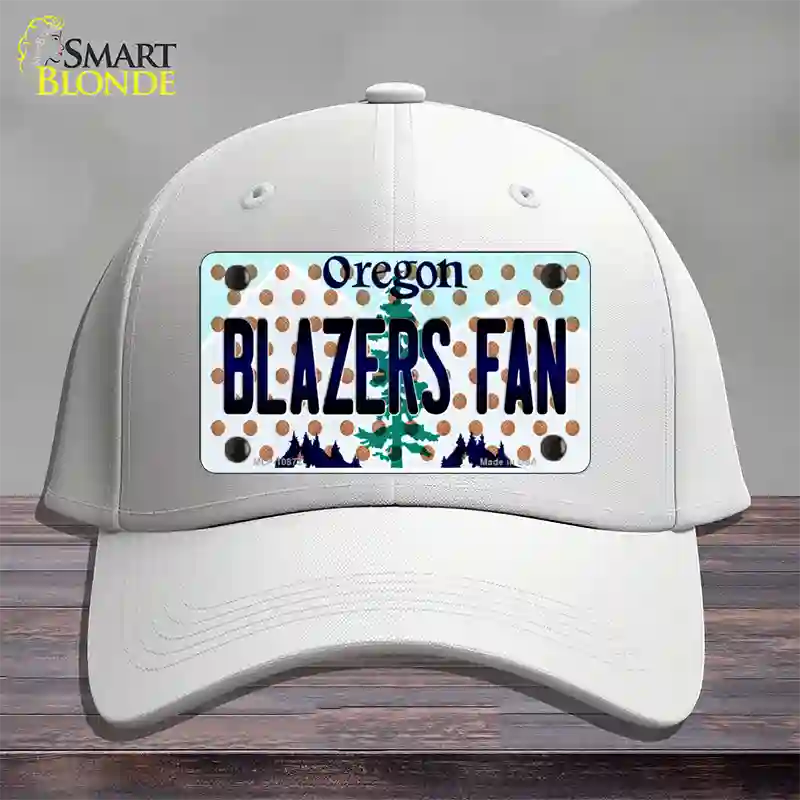 Blazers Fan Oregon Novelty License Plate Hat Cotton / White