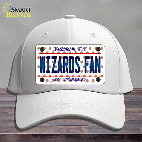 Wizards Fan Washington DC Novelty License Plate Hat Cotton / White