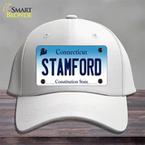 Stamford Connecticut Novelty License Plate Hat Cotton / White