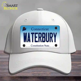 Waterbury Connecticut Novelty License Plate Hat Cotton / White