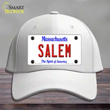 Salem Massachusetts Novelty License Plate Hat Cotton / White