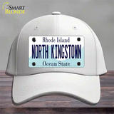 North Kingstown Rhode Island State Novelty License Plate Hat Cotton / White