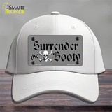 Surrender The Booty Novelty License Plate Hat Cotton / White