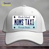 Moms Taxi Rhode Island State Novelty License Plate Hat Cotton / White