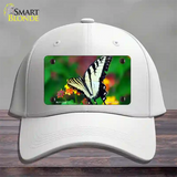 Butterfly Black and White Novelty License Plate Hat Cotton / White