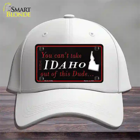 Idaho Dude Novelty License Plate Hat Cotton / White