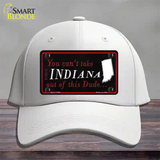 Indiana Dude Novelty License Plate Hat Cotton / White