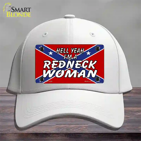 Redneck Woman Novelty License Plate Hat Cotton / White