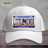 Little River South Carolina Novelty License Plate Hat Cotton / White