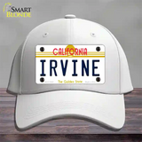 Irvine California Novelty License Plate Hat Cotton / White