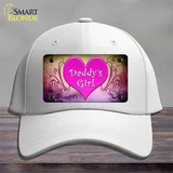 Daddys Girl Novelty License Plate Hat Cotton / White