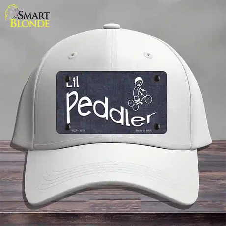 Lil Peddler Novelty License Plate Hat Cotton / White