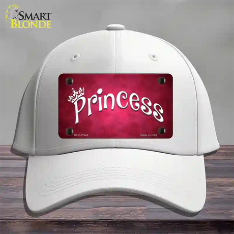 Princess Novelty License Plate Hat Cotton / White