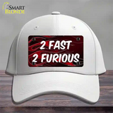 2 Fast 2 Furious Novelty License Plate Hat Cotton / White