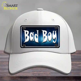 Bad Boy Novelty License Plate Hat Cotton / White