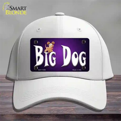 Big Dog Novelty License Plate Hat Cotton / White