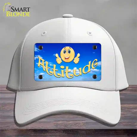 Attitude Novelty License Plate Hat Cotton / White