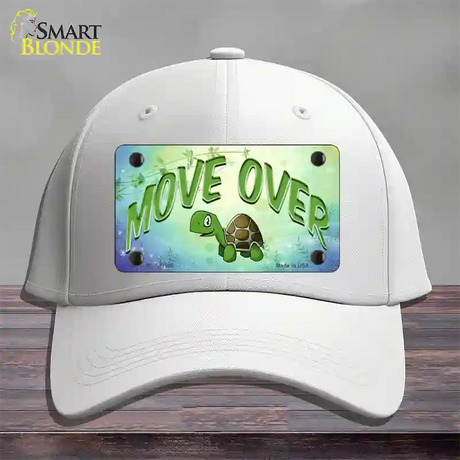 Move Over Novelty License Plate Hat Cotton / White