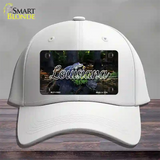 Louisiana Alligator Swamp State Novelty License Plate Hat Cotton / White