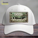 Choose Adventure Novelty License Plate Hat Cotton / White