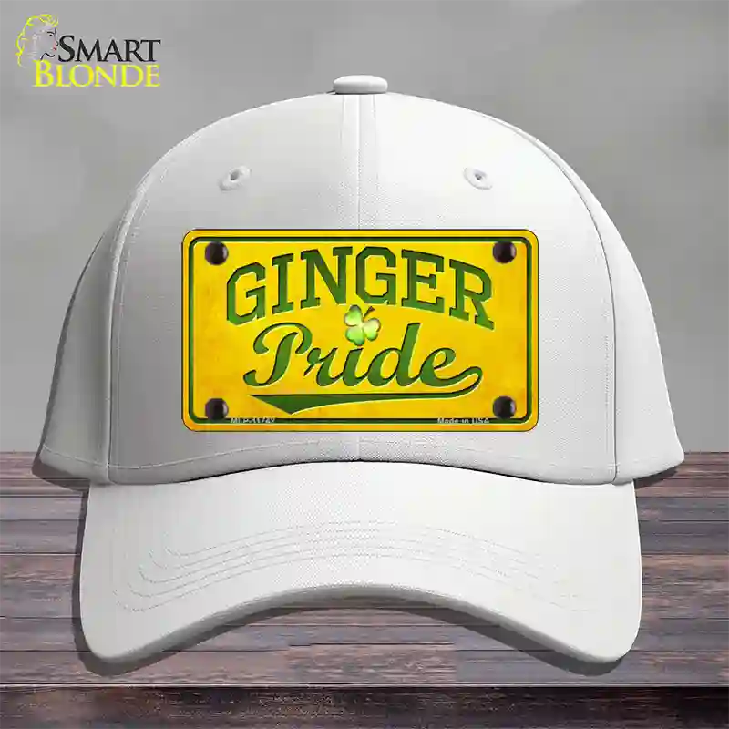 Ginger Pride Novelty License Plate Hat Cotton / White