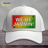 We Be Jammin Rasta Novelty License Plate Hat Cotton / White