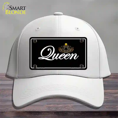 Queen Novelty License Plate Hat Cotton / White