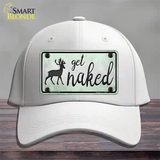 Get Naked Novelty License Plate Hat Cotton / White