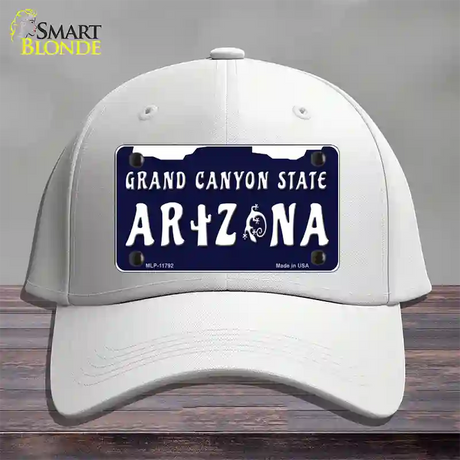 Arizona Grand Canyon State Novelty License Plate Hat Cotton / White