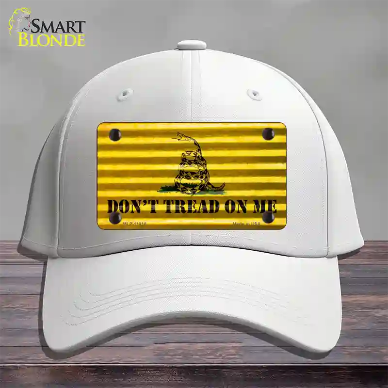 Dont Tread On Me Novelty License Plate Hat Cotton / White