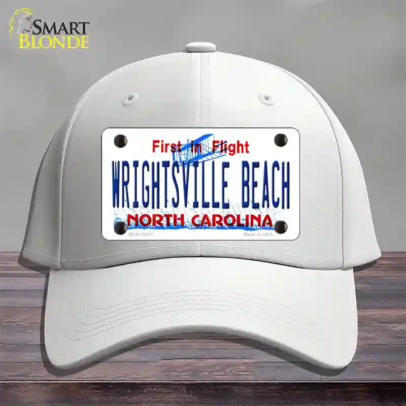 Wrightsville Beach North Carolina Novelty License Plate Hat Cotton / White