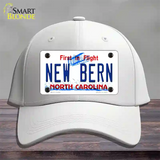 New Bern North Carolina Novelty License Plate Hat Cotton / White